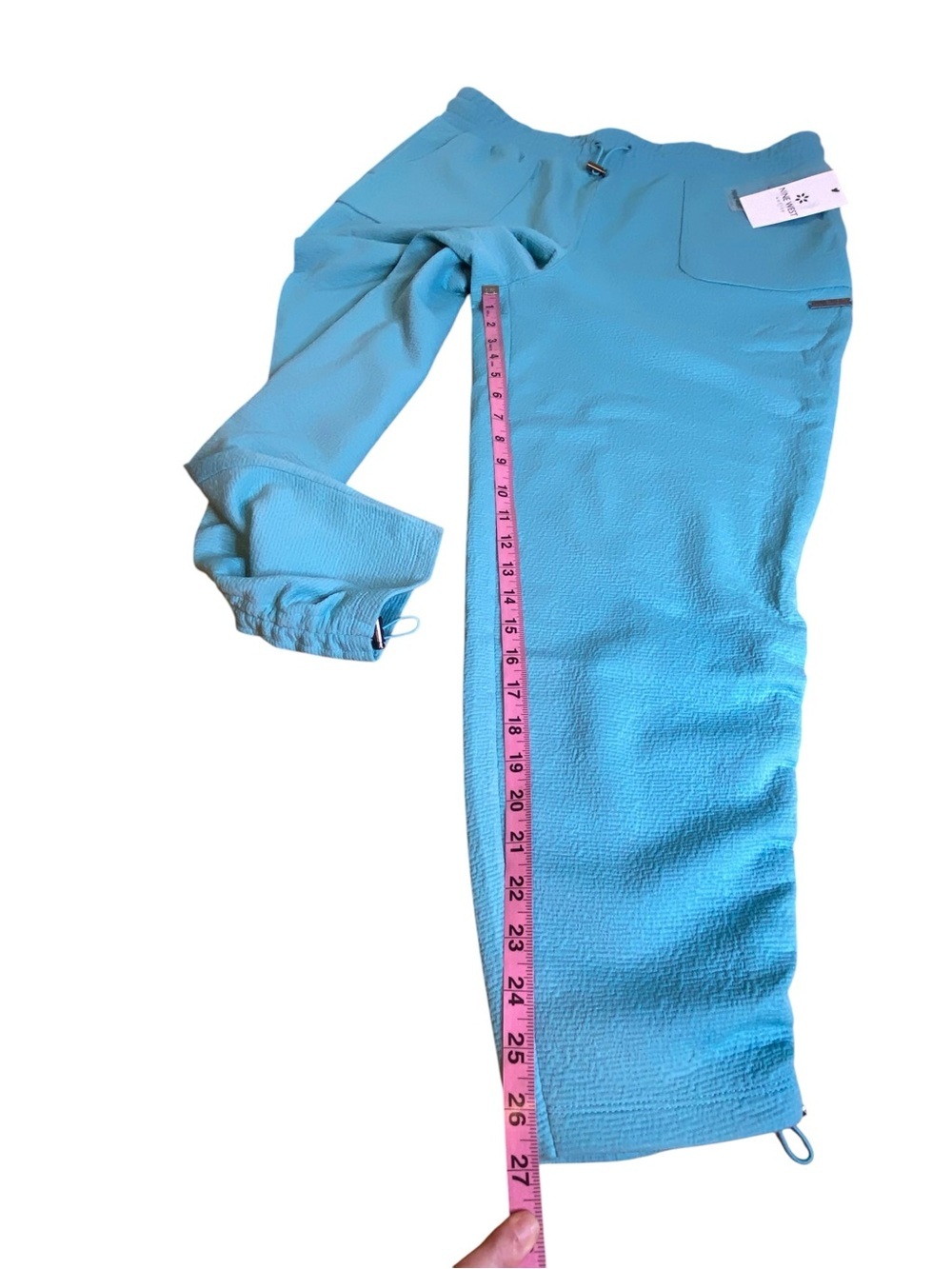 Nine West Pull on Teal Joggers Women’s Size 1X NWT - Picture 9 of 10